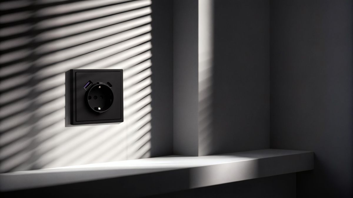 Розетка штепсельная SCHUKO 16A/250 В с USB A+C 20W, черный матовый Kollinger Eclipse EC-016BK в #REGION_NAME_DECLINE_PP#