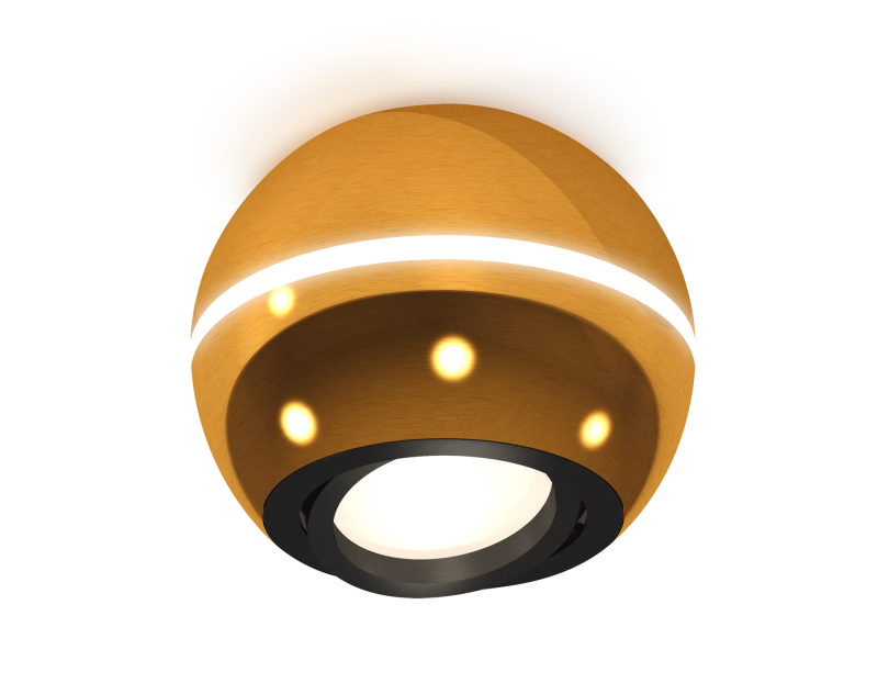 Накладной поворотный светильник с дополнительной подсветкой Ambrella Light Techno XS1105010 (C1105, N7002) в Санкт-Петербурге