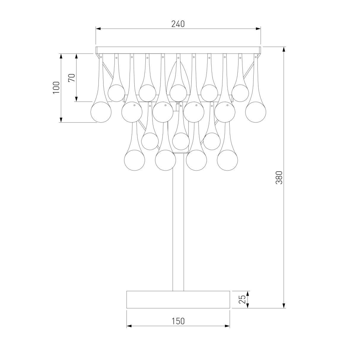 Настольная лампа Bogate's Gutta 01126/1 a068864 в Санкт-Петербурге