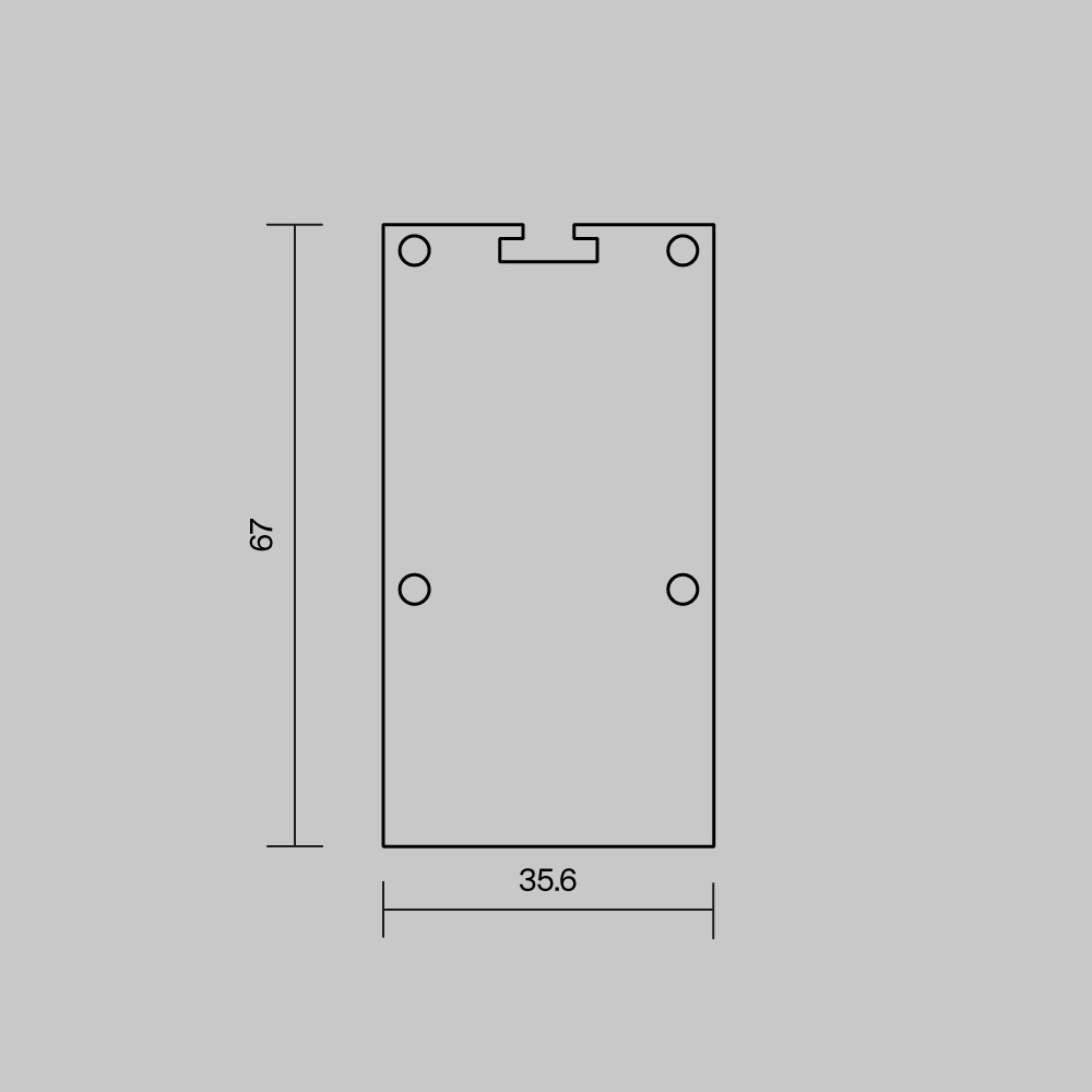 Комплект заглушек для профиля 35×66 2шт Maytoni Led Strip ALM-3566-EC 642079 в #REGION_NAME_DECLINE_PP#