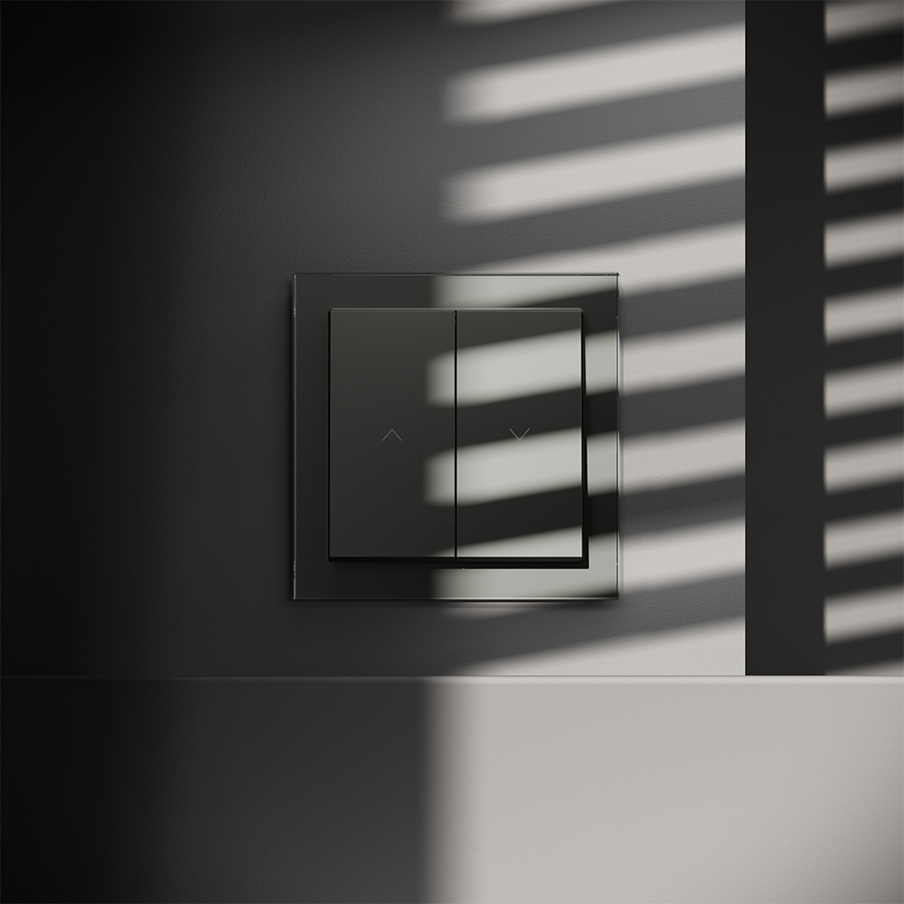 Выключатель встраиваемый Voltum S70 для жалюзи 10А, (титан) VLS020706 в #REGION_NAME_DECLINE_PP#