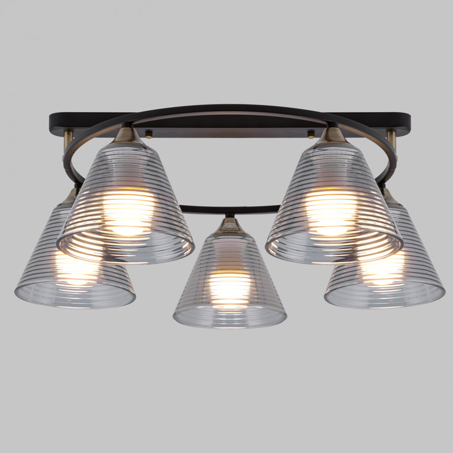 Потолочная люстра IMEX MD.5948-5-S-BK+AB в #REGION_NAME_DECLINE_PP#