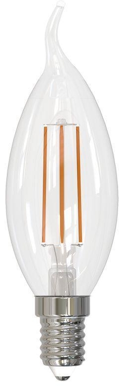 Лампа светодиодная филаментная Volpe E14 6W 3000K прозрачная LED-CW35-6W/3000K/E14/CL/SLF UL-00008336 в Санкт-Петербурге