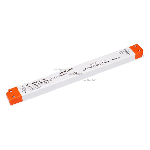 Блок питания Arlight ARV-SN24100-Slim (24V, 4,17A, 100W, PFC) 022171 в Санкт-Петербурге