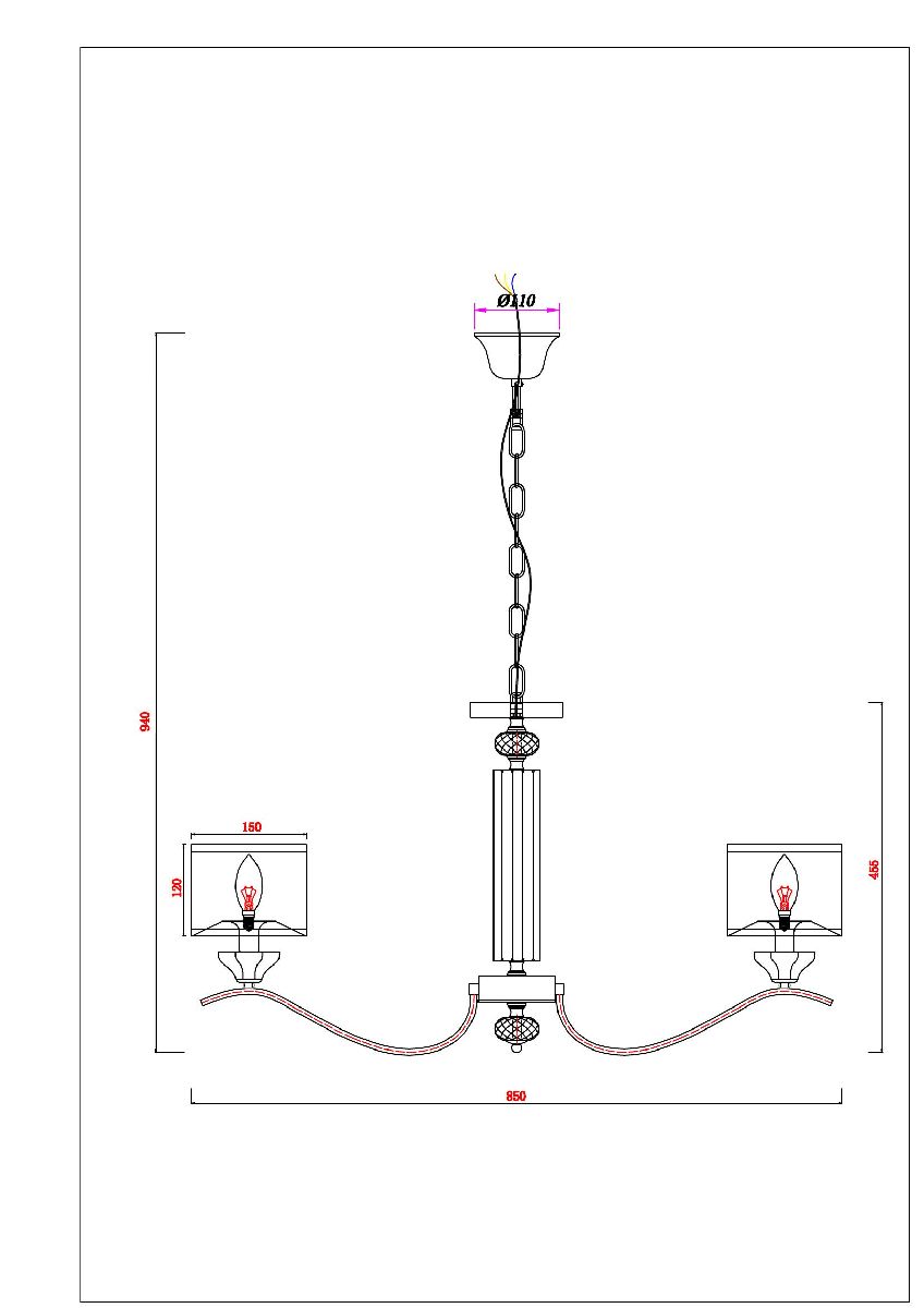 Подвесная люстра Arte Lamp Alhena A4091LM-8CC в Санкт-Петербурге