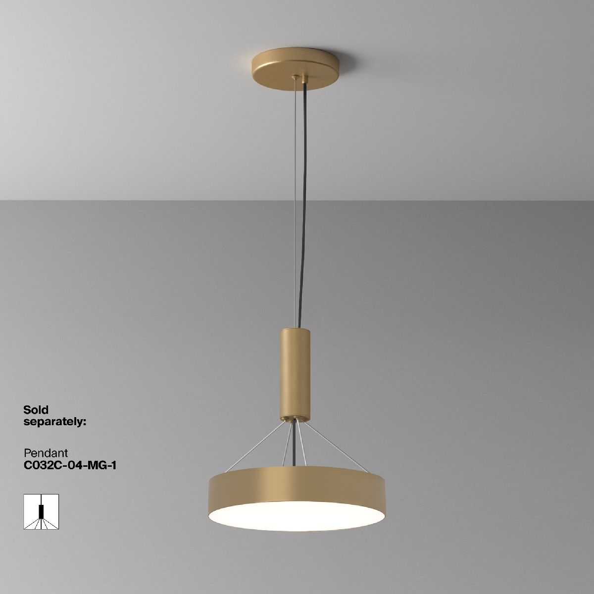 Потолочный светильник Maytoni Zon C032CL-36W4K-RD-MG в Санкт-Петербурге
