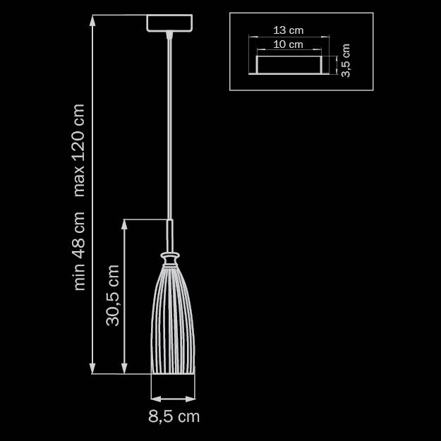 Подвесной светильник Lightstar Simple Light 810 810013 в Санкт-Петербурге