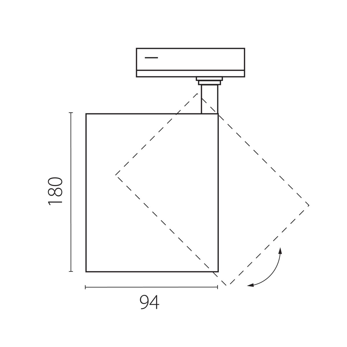 Трековый светильник для однофазного/трехфазного шинопровода Barra 20-55G с тонким адаптером Lightstar Canno Pro C4407SS в Санкт-Петербурге