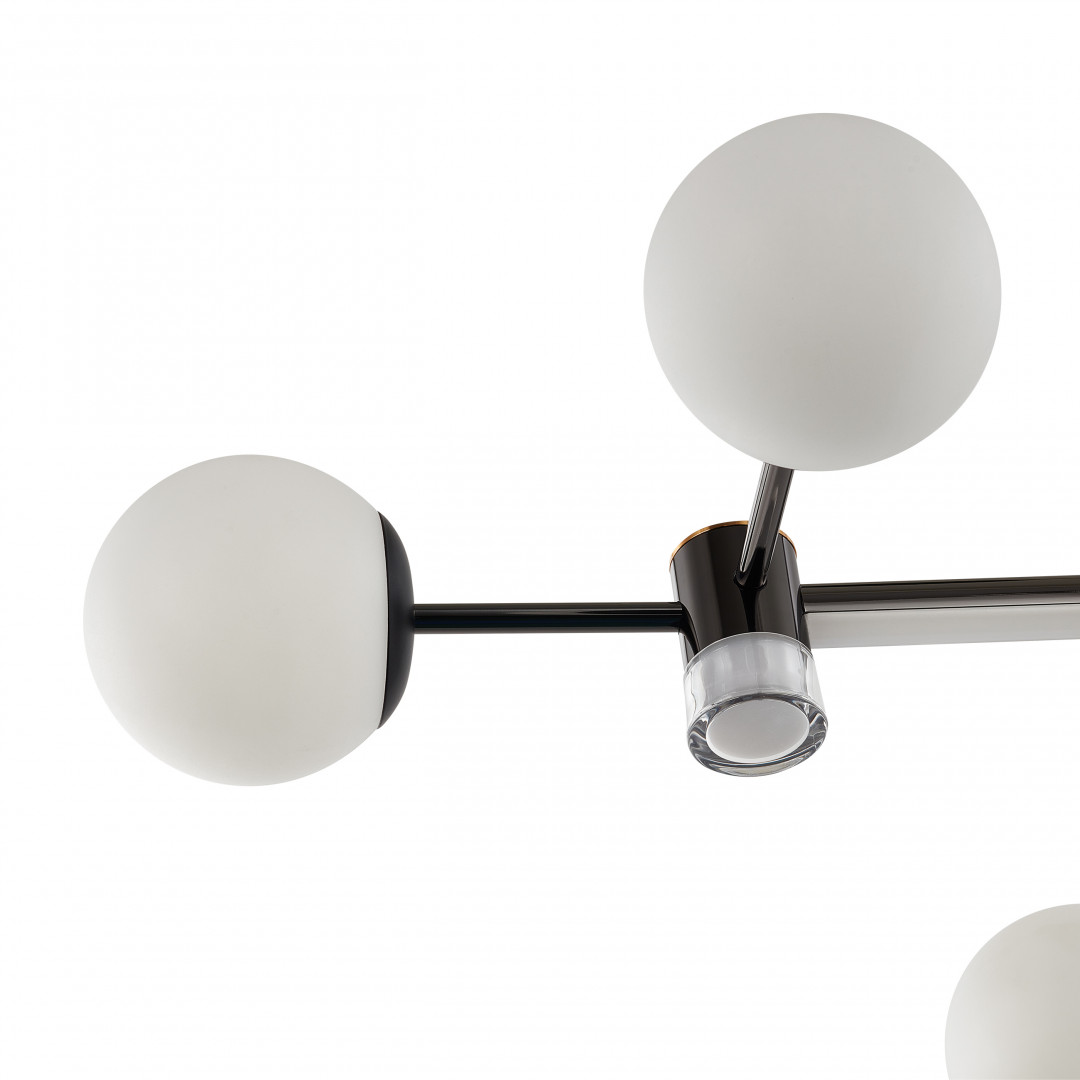 Подвесной светильник Arte Milano Ferrara 277010/8 BK/GD в #REGION_NAME_DECLINE_PP#