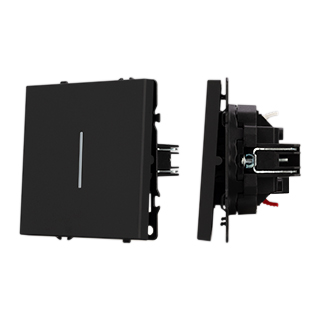 Механизм звонкового выключателя Arlight LED SWT-NOBE-MKR1-SFPL-L-BK (230V, 10A) (Черный оникс) 061734 в Санкт-Петербурге