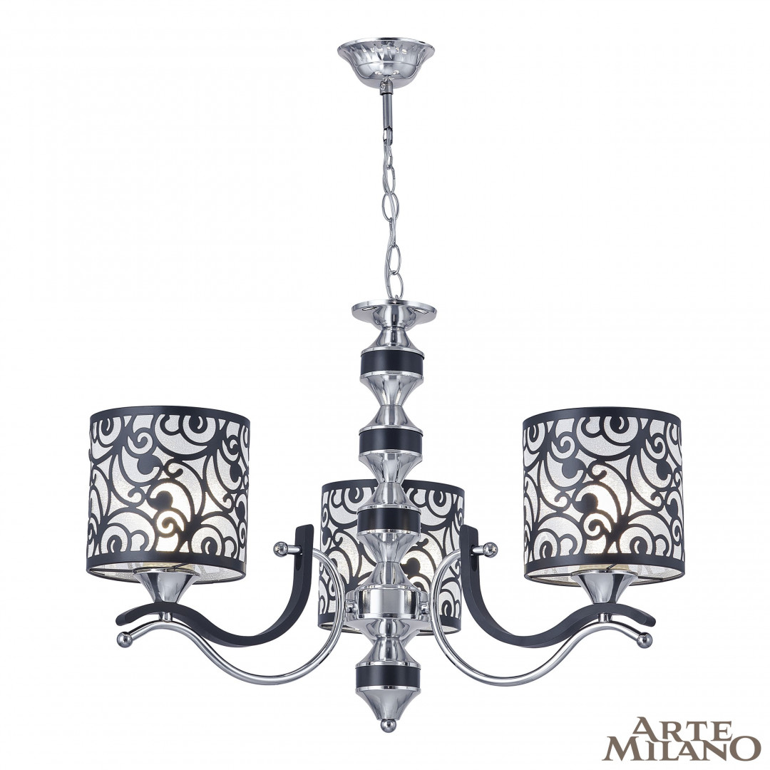Подвесная люстра Arte Milano Florentia-4957 304957/3 Bk/Ni в Санкт-Петербурге