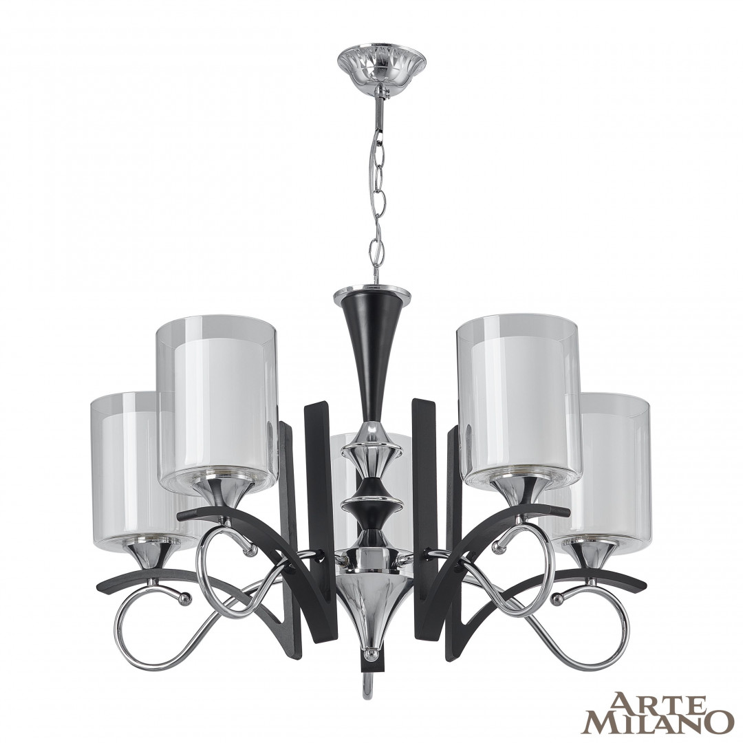 Подвесная люстра Arte Milano Florentia-9167 309167/5 Bk/Ni в Санкт-Петербурге