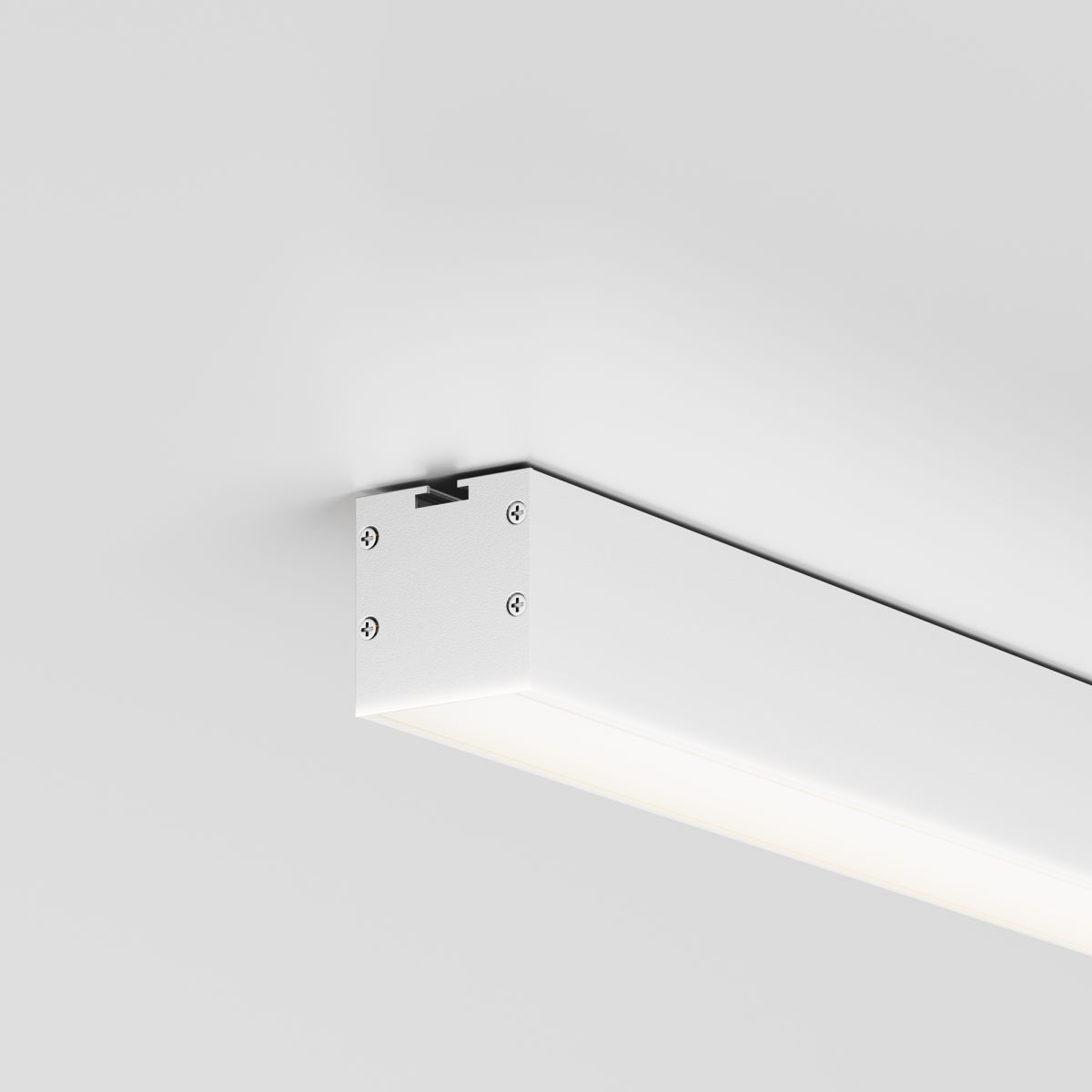 Линейный накладной светильник Maytoni Technical 4000K 35x35 (Серебро, 1 м) LL311004 в #REGION_NAME_DECLINE_PP#