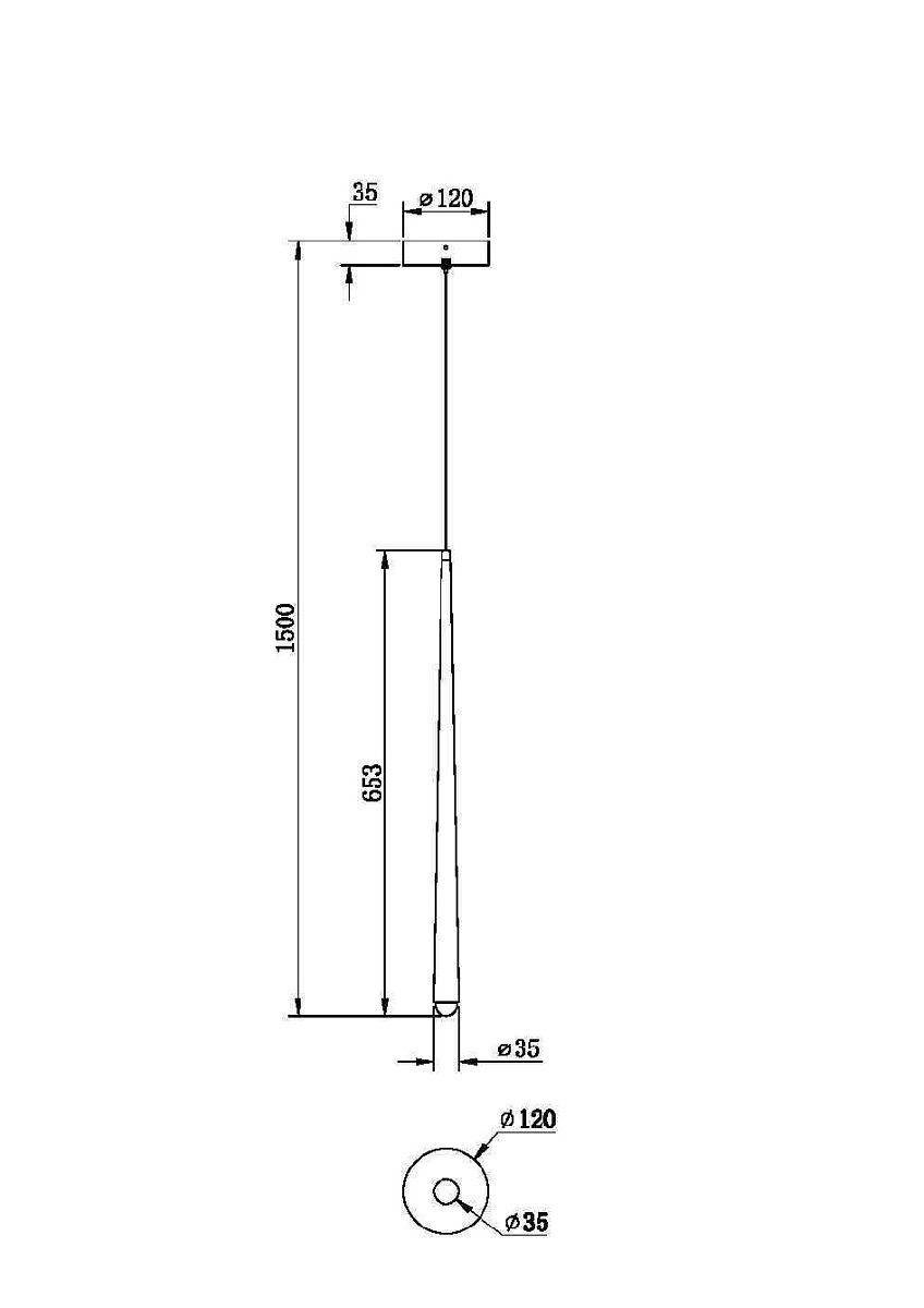 Подвесной светильник Maytoni Cascade MOD132PL-L6BK в Санкт-Петербурге