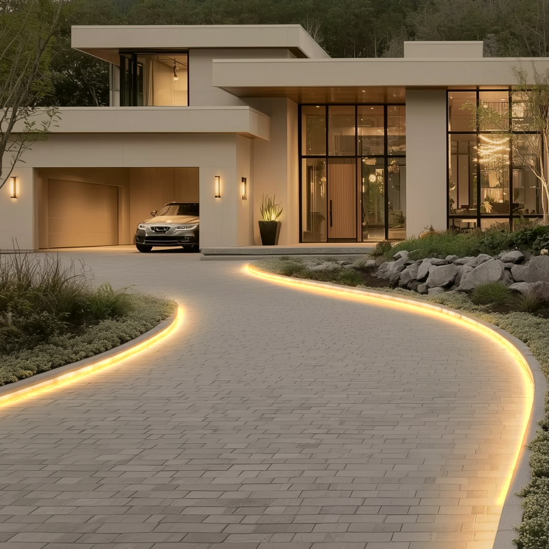 Комплект светодиодной ленты OGM 220В 6Вт/м, 400лм/м, 3000К (т/б), SMD2835, 120д/м, 5м, IP65 SL-65 в Санкт-Петербурге