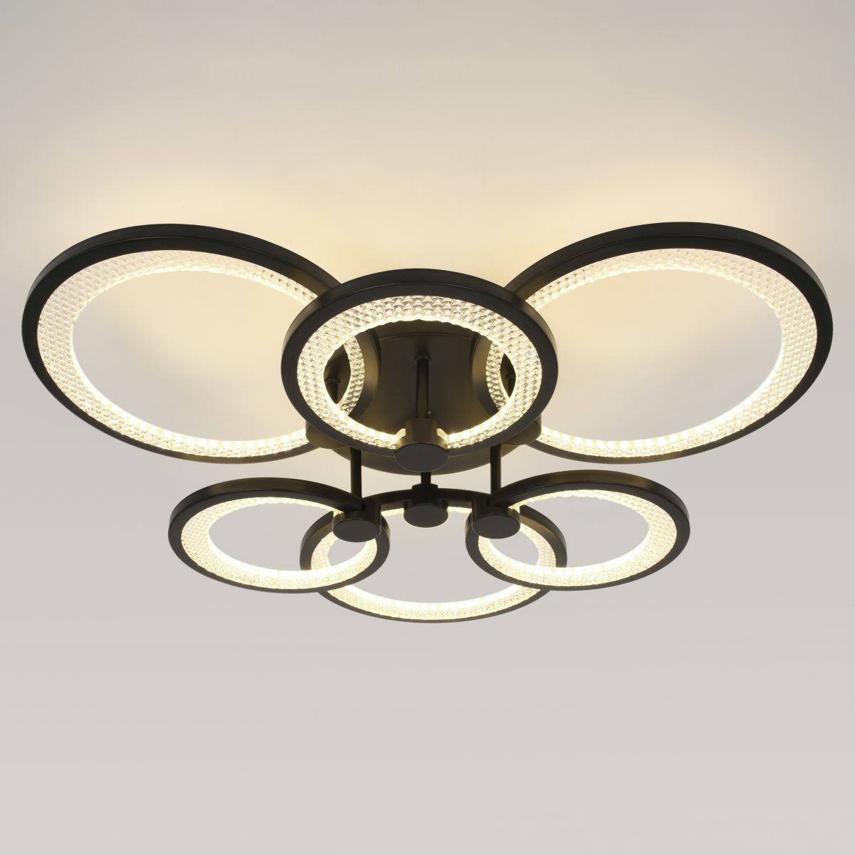 Потолочный светильник Эра Модерн Odry CLL-1-117W 3K-6,5K RC BK в Санкт-Петербурге