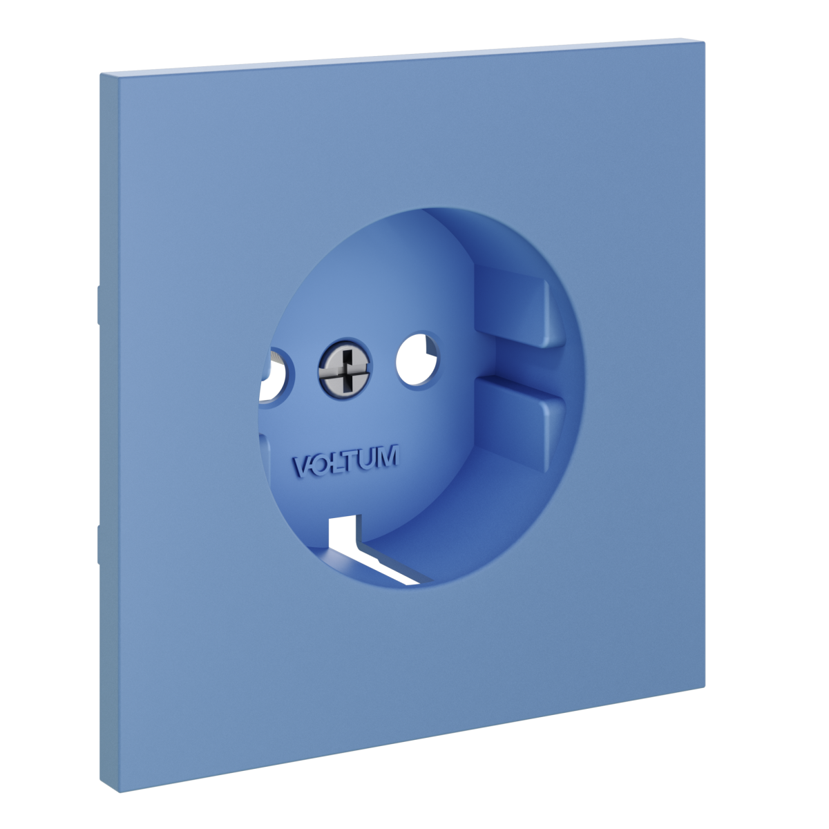 Накладка для розетки с заземлением Voltum S70 (деним) VLS000615 в #REGION_NAME_DECLINE_PP#