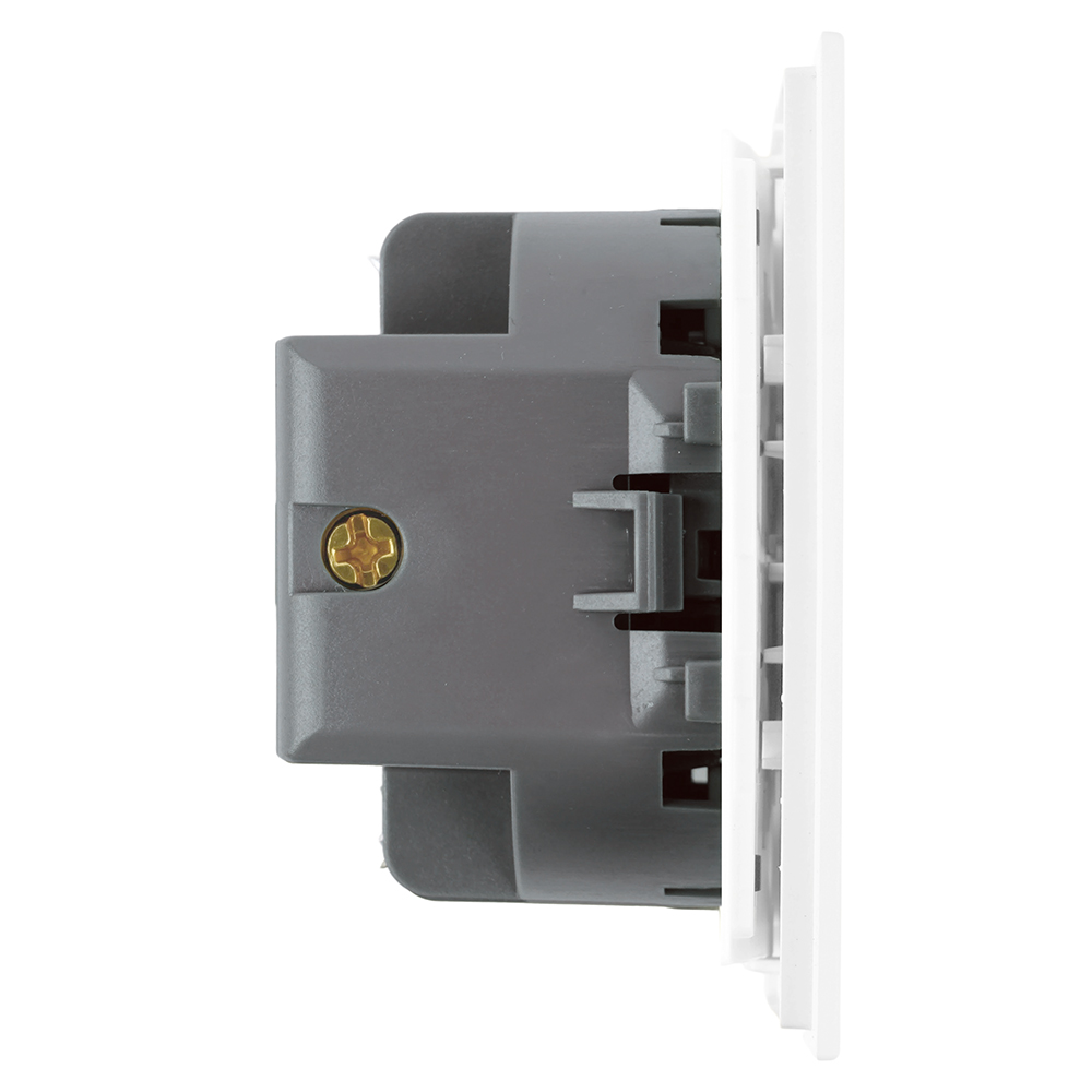 Выключатель 1-клавишный самовозвратный (механизм) Stekker Мия 250В 10А RSW10-3112-01 белая магнолия 50572 в Санкт-Петербурге