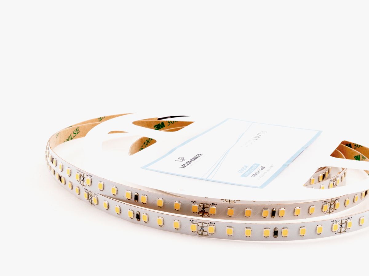 Светодиодная лента LEDS POWER 2835 128/м (12Вт/м) 24В холодная LUX160 006123 в #REGION_NAME_DECLINE_PP#