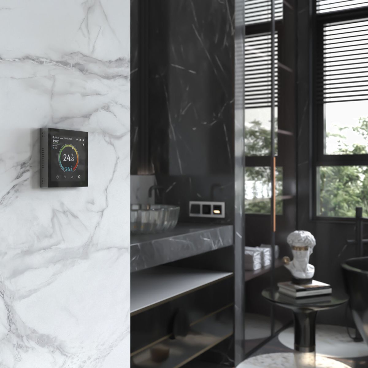 Умный сенсорный терморегулятор с LCD дисплеем Werkel W1851108 4690389217395 a071214 в Санкт-Петербурге