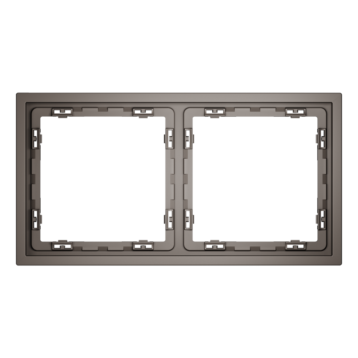 Рамка пластиковая Voltum S70 на 2 пост, (капучино) VLS100214 в #REGION_NAME_DECLINE_PP#