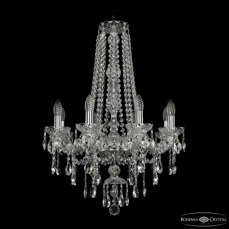 Подвесная люстра Bohemia Ivele Crystal 1415/8/200/h-76 Ni в Санкт-Петербурге