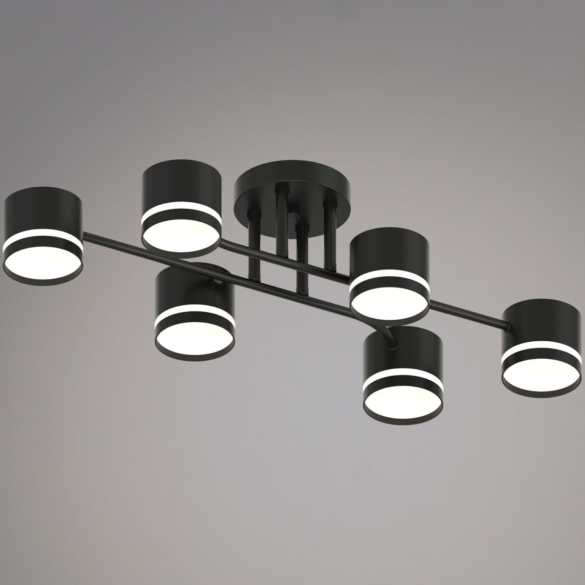 Потолочная люстра Reluce 77730-0.3-06 GX53 BK в #REGION_NAME_DECLINE_PP#