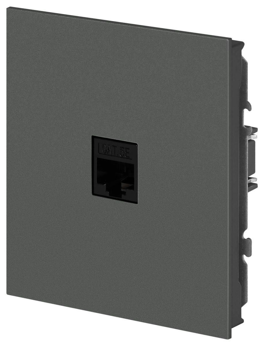 Розетка Эра Arktik 16-3107-06 информационная RJ45 графит Б0070479 в Санкт-Петербурге
