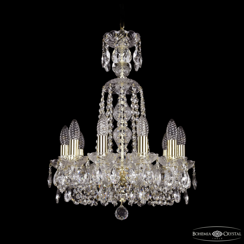 Подвесная люстра Bohemia Ivele Crystal 1402/10/141/XL-58 G в Санкт-Петербурге