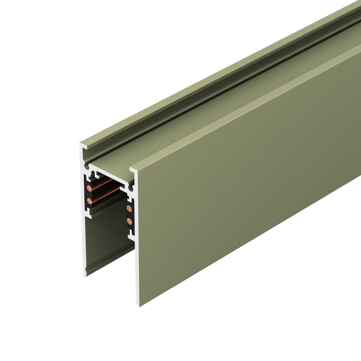 Шинопровод магнитный накладной Arlight MAG-ORIENT-COLOR-TRACK-2652-2000 (RAL6013) (IP20 Металл) 066080 в Санкт-Петербурге