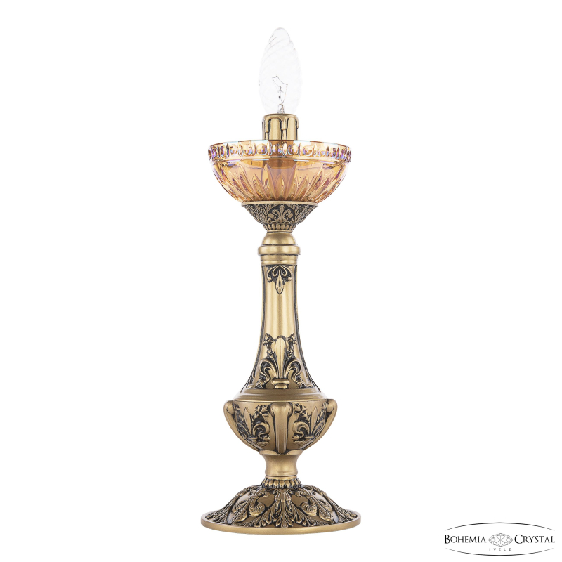 Настольная лампа Bohemia Ivele Crystal AL79100L/12 AGB P Shampan/M-1G в Санкт-Петербурге