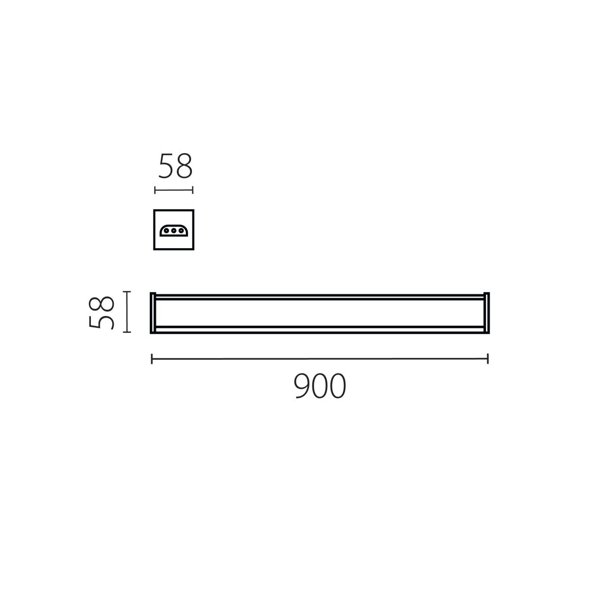 Линейный светильник Lightstar Trito 456367 в Санкт-Петербурге