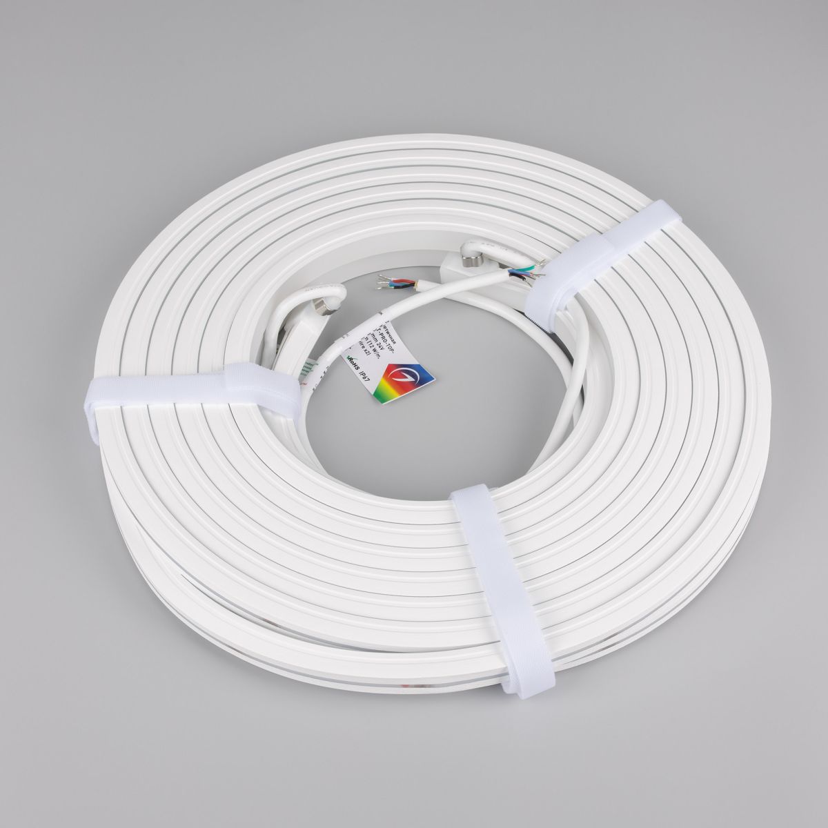 Светодиодная лента герметичная Arlight MOONLIGHT-PRO-TOP-X336-13x12mm 24V RGBW-Day (12 W/m, IP67, 10m, wire x2) (Вывод боковой) 055311 в Санкт-Петербурге