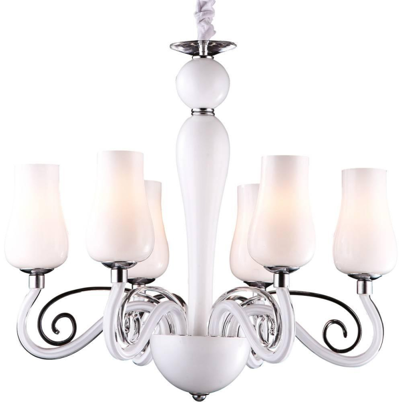 Подвесная люстра Arte Lamp Biancaneve A8110LM-6WH в #REGION_NAME_DECLINE_PP#