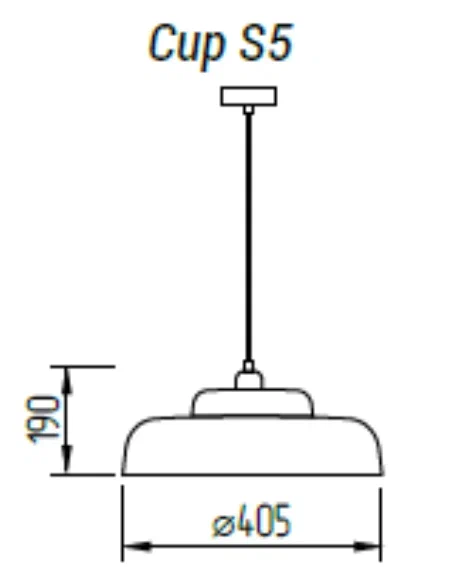 Подвесной светильник TopDecor Cup S5 09 в Санкт-Петербурге