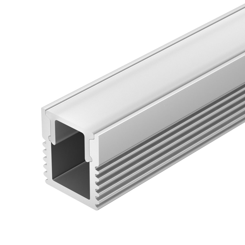 Алюминиевый профиль с экраном Arlight SL-Mini-8-2000 Anod+Opal 036832 в Санкт-Петербурге
