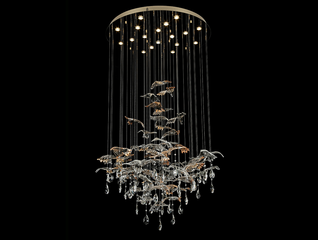 Подвесная люстра Newport 8220/80 С gold polished М0071211 в Санкт-Петербурге