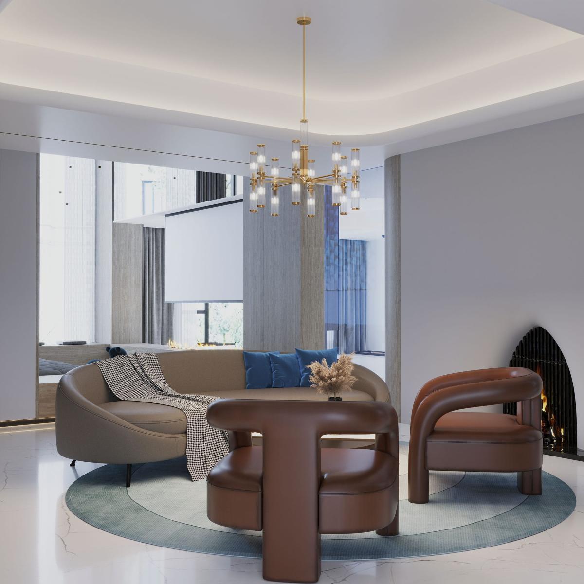 Люстра на штанге Kutek Saletto SAL-ZW-8(Z) в #REGION_NAME_DECLINE_PP#