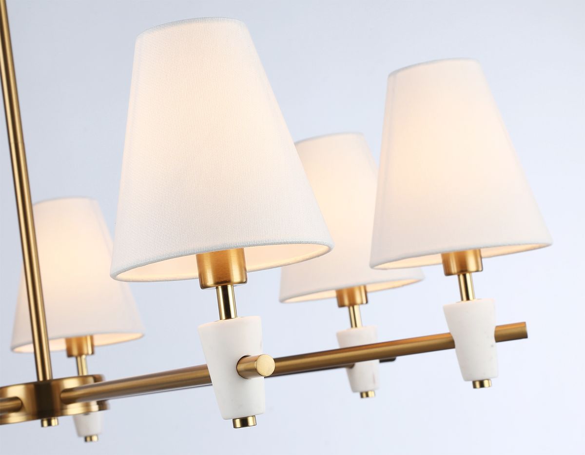 Люстра на штанге Ambrella Light High Light Ceramo Classic LH75045 в #REGION_NAME_DECLINE_PP#