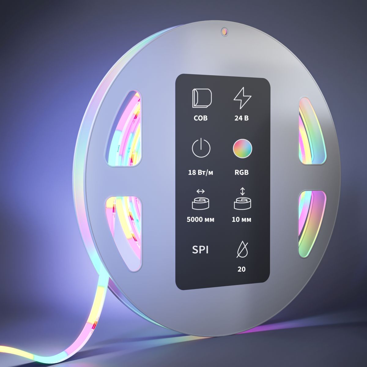 Светодиодная лента Maytoni Led Strip 24В COB 18Вт/м RGB 5м IP20 201250 в Санкт-Петербурге