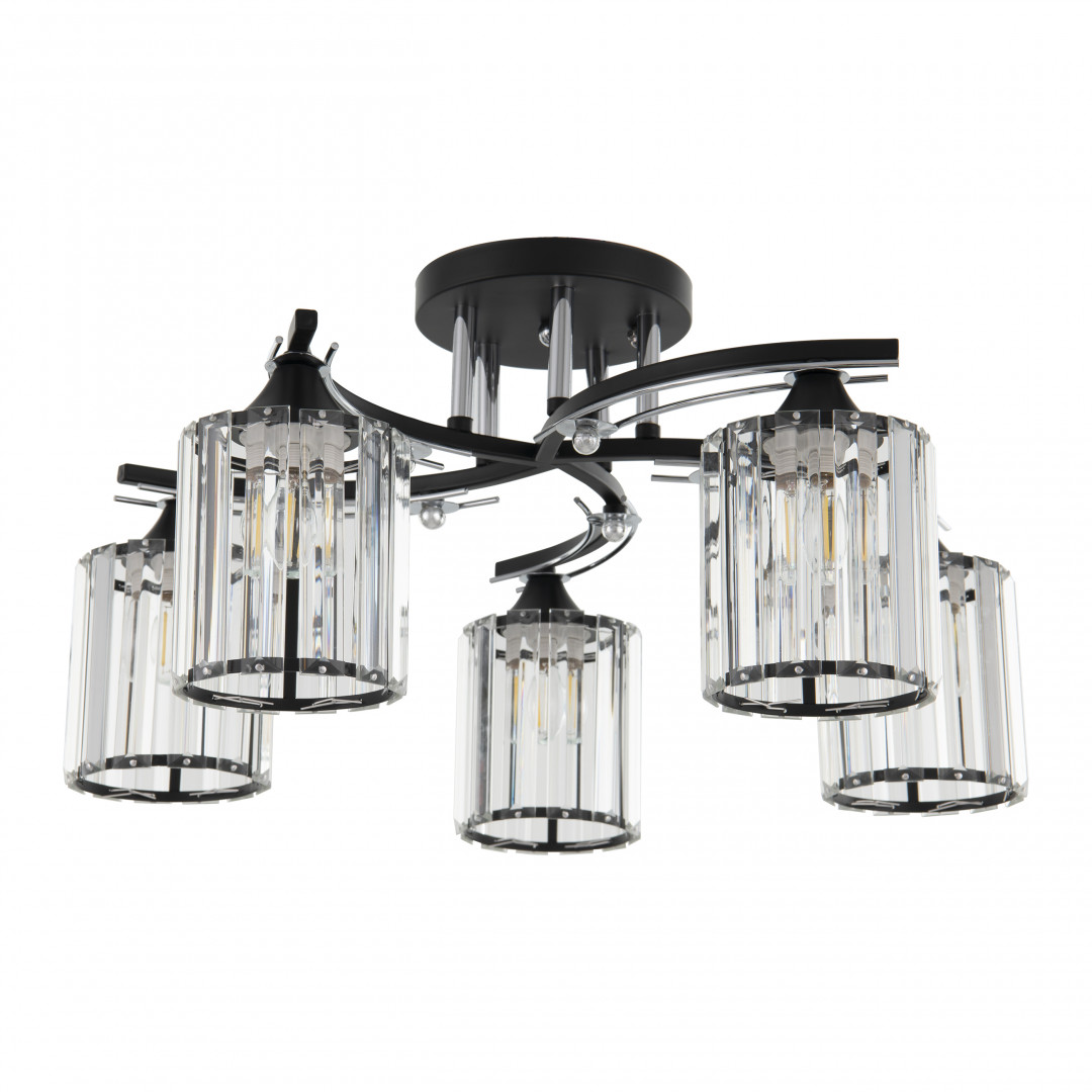 Потолочная люстра Arte Milano Amalfi 327103/5 BK+CR в Санкт-Петербурге