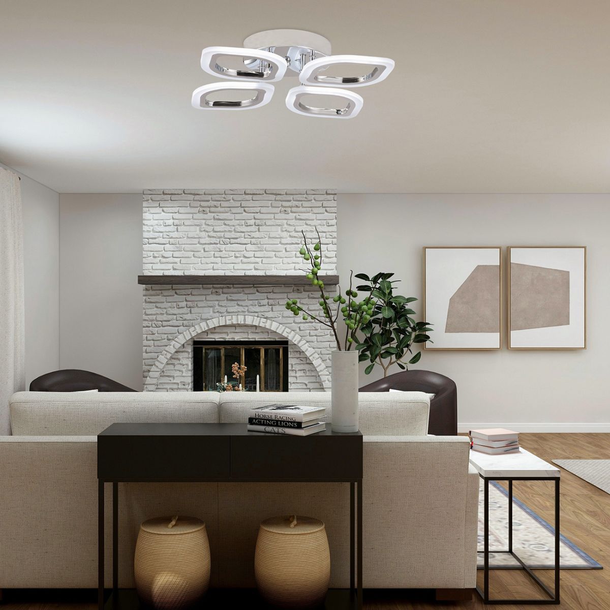 Потолочный светильник Escada Ella 10222/4LED Chrome в #REGION_NAME_DECLINE_PP#