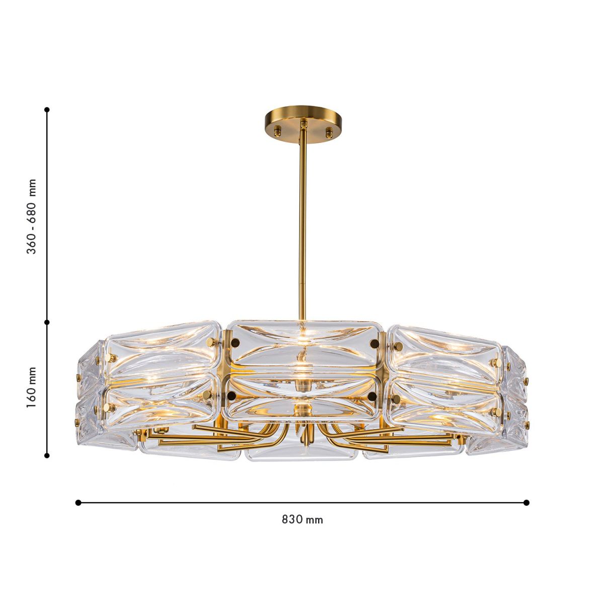 Люстра на штанге Favourite Glacies 4764-10P в #REGION_NAME_DECLINE_PP#