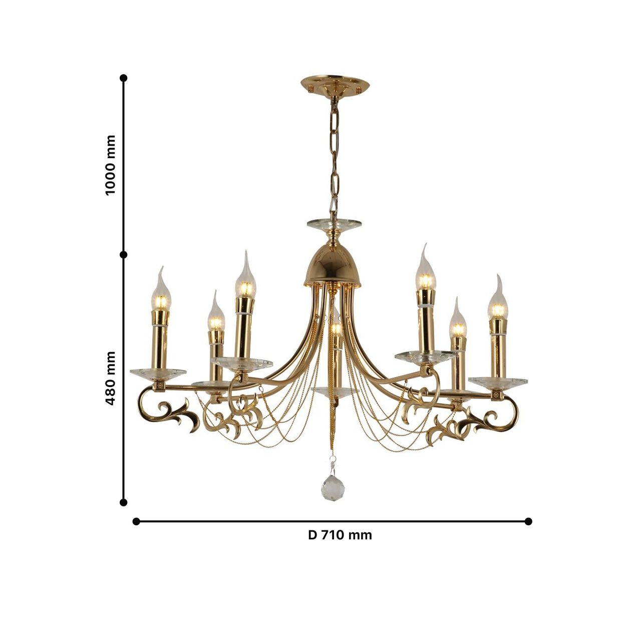 Подвесная люстра F-Promo Melody 2570-7P в Санкт-Петербурге