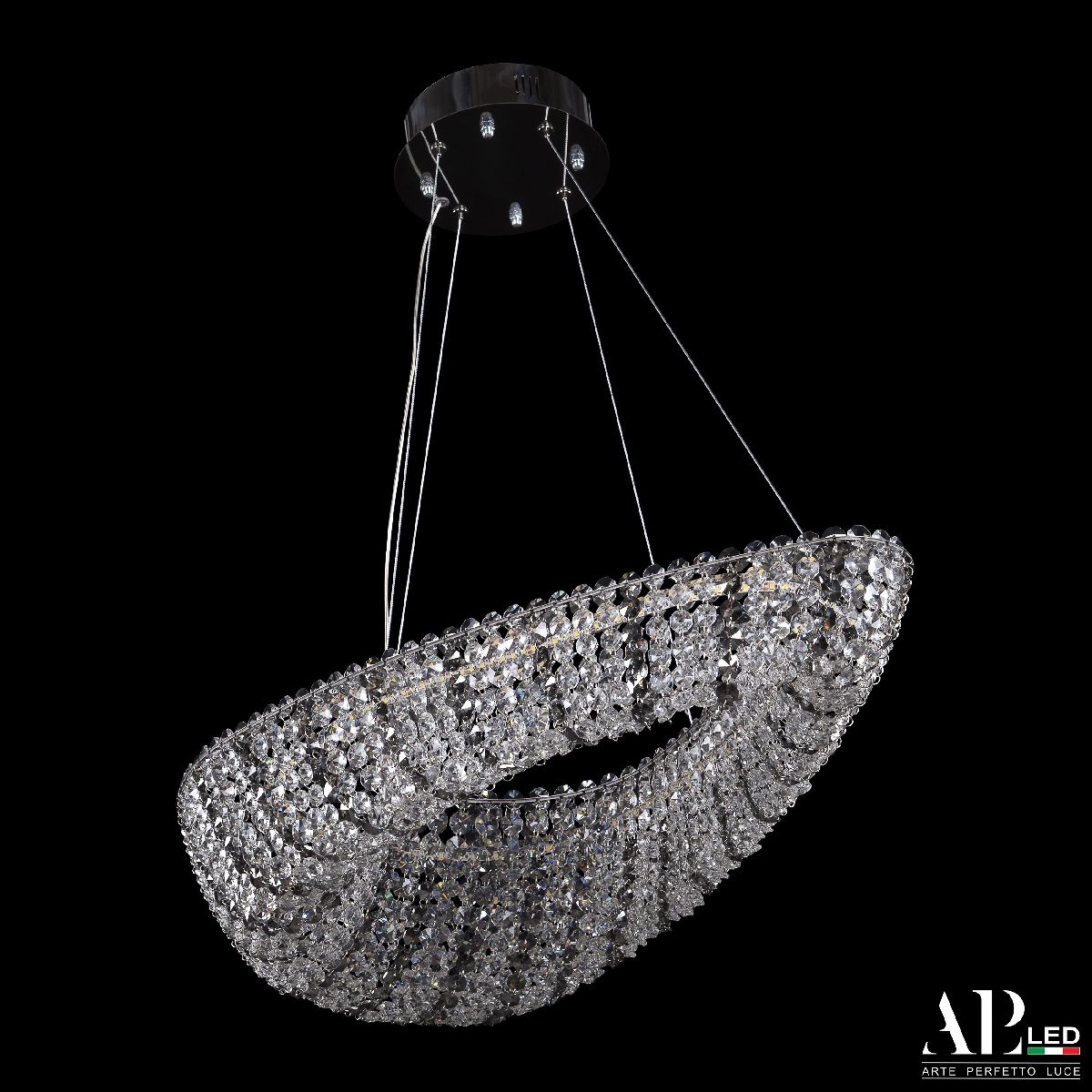 Подвесная люстра Arte Perfetto Luce Sicilia SH509.0.70.R.Ni.4000.Clear.731 в Санкт-Петербурге