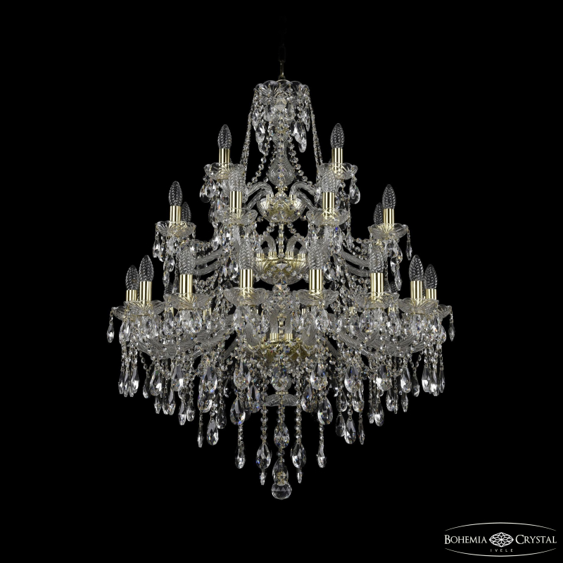 Подвесная люстра Bohemia Ivele Crystal 1415/16+8+4/300/3d G в Санкт-Петербурге