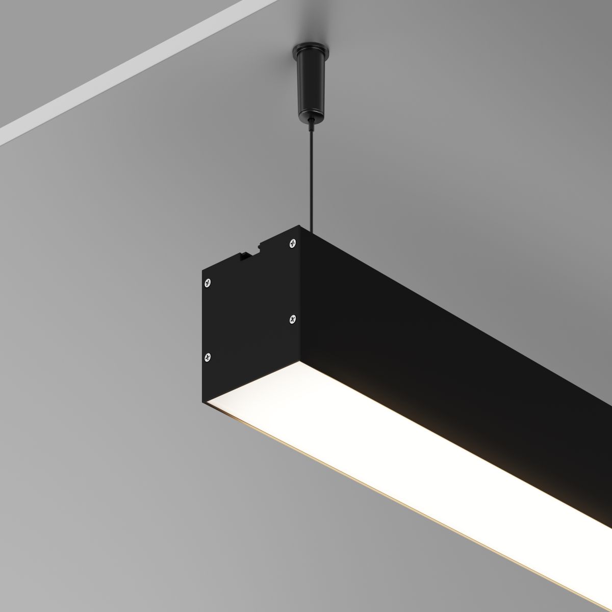 Алюминиевый профиль накладной-подвесной 50x50 Maytoni Led Strip ALM-5050T-B-2M 633008 в Санкт-Петербурге