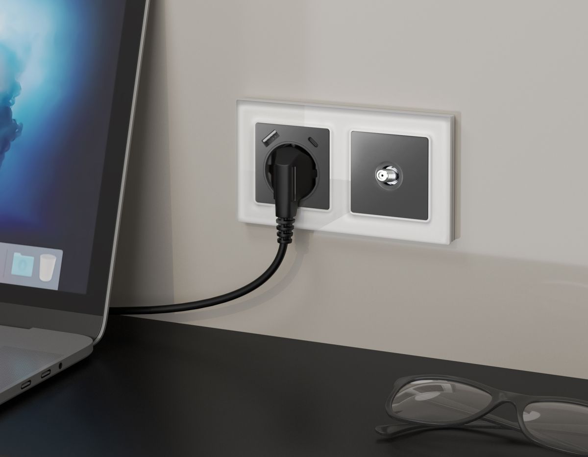 Комплект механизма TV розетки SAT 5-2400MHz 3.5dB Alfa Антрацит серый Quant Ambrella Volt MA663050 (AP6630, VM215) в #REGION_NAME_DECLINE_PP#