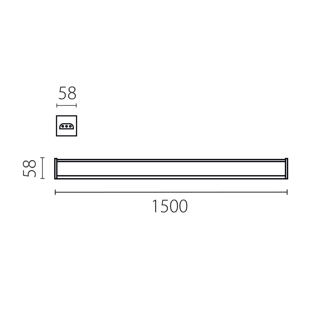 Линейный светильник Lightstar Trito 456607 в Санкт-Петербурге