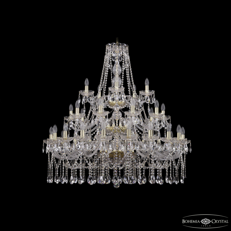 Подвесная люстра Bohemia Ivele Crystal 1413/20+10+5/400/3d G в Санкт-Петербурге